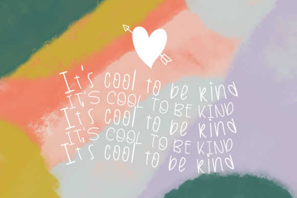 Spread Kindness Font Poster 3