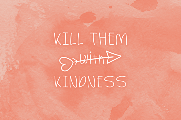 Spread Kindness Font Poster 5