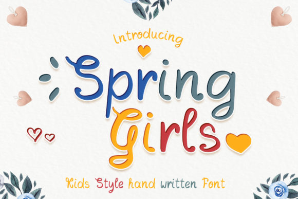 Spring Girls Font