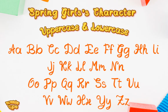 Spring Girls Font Poster 2
