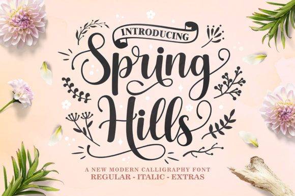 Spring Hills Font Poster 1