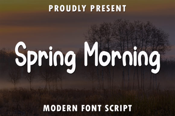 Spring Morning Font Poster 1