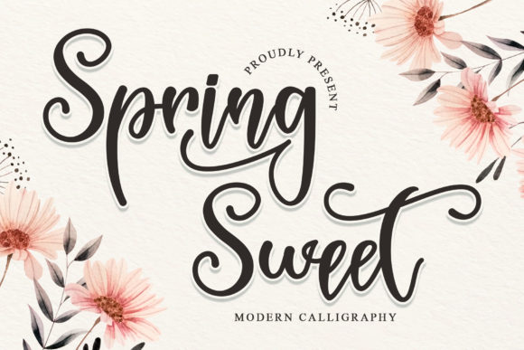 Spring Sweet Font Poster 1