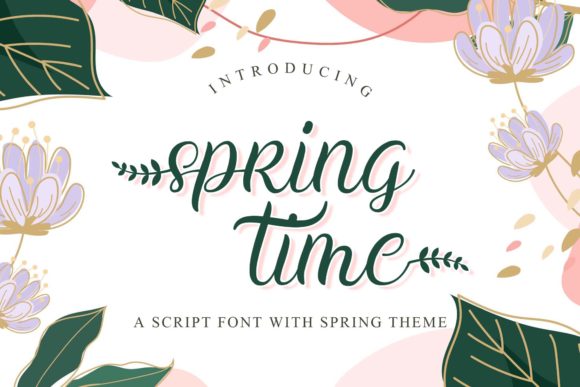 Spring Time Font