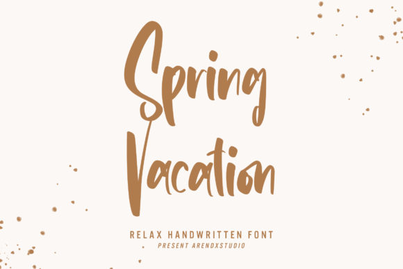 Spring Vacation Font