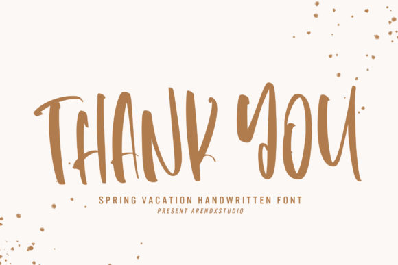 Spring Vacation Font Poster 9