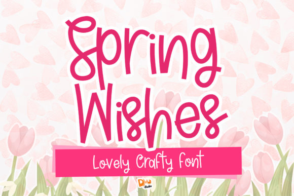 Spring Wishes Font Poster 1