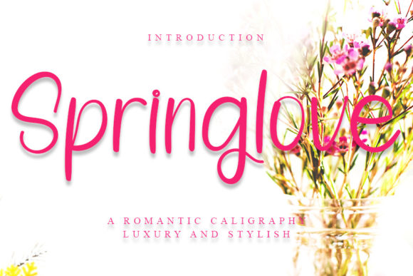 Springlove Font Poster 1