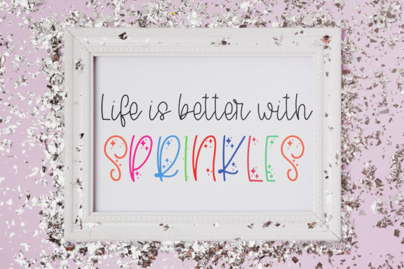 Sprinkles Font Font Poster 5