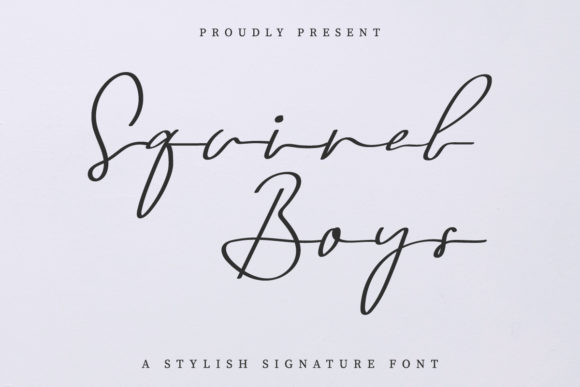 Squirel Boys Font Poster 1