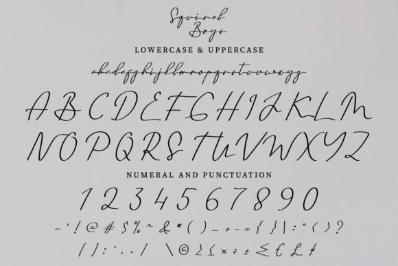 Squirel Boys Font Poster 6