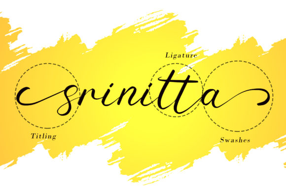 Srinita Font Poster 8