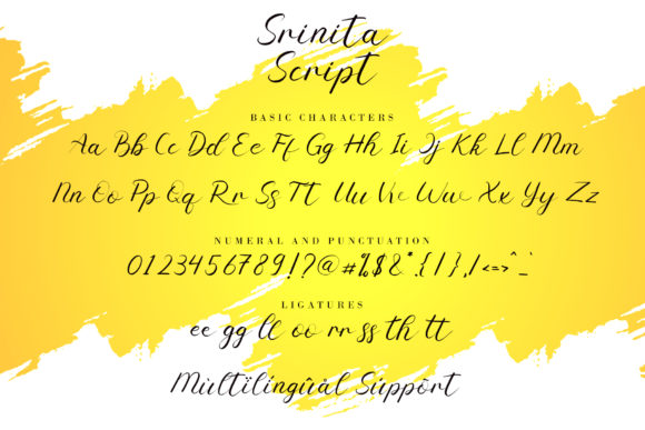Srinita Font Poster 9
