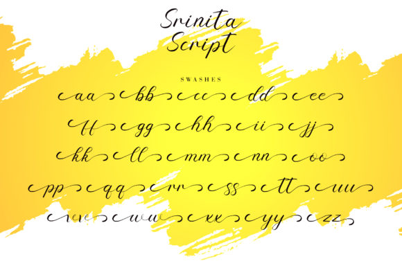 Srinita Font Poster 10