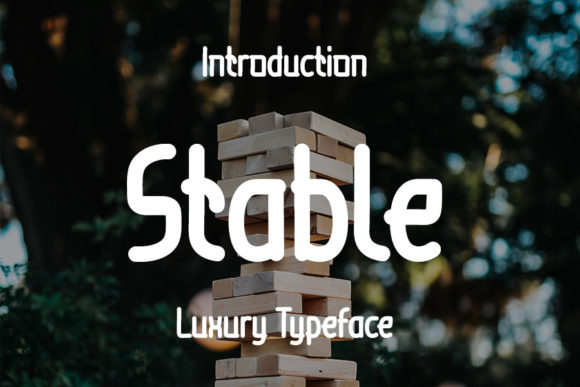 Stable Font Poster 1