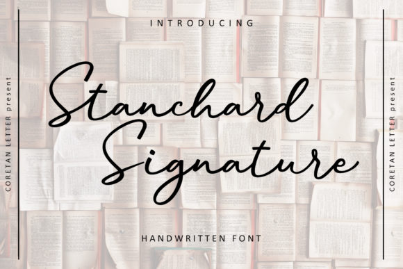 Stanchard Signature Font