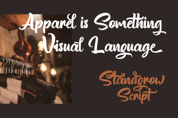 Standgrow Font Poster 4