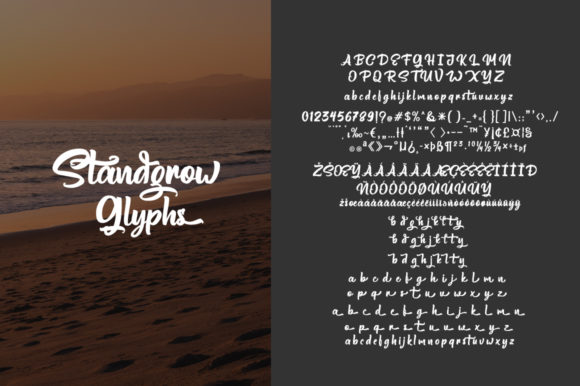 Standgrow Font Poster 8