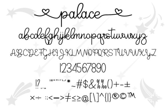 Star Palace Font Poster 4
