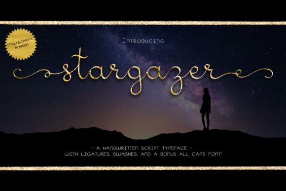 Stargazer Font Poster 1