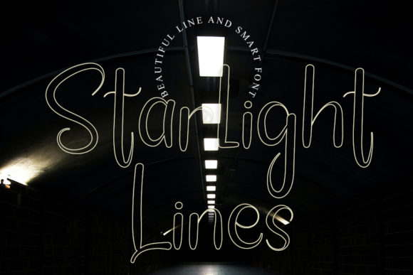 Starlight Lines Font