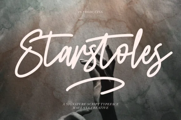 Starstoles Font Starstoles Font Poster 1