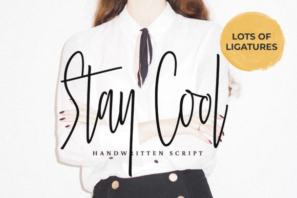 Stay Cool Font Poster 1