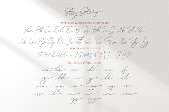 Stay Glory Font Poster 4