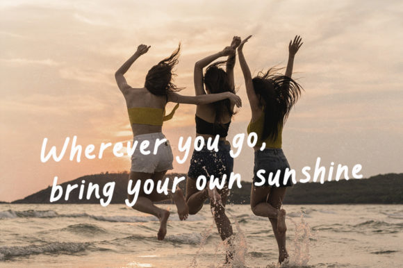 Stay Positive Font Poster 3