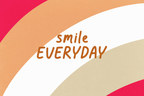 Stay Positive Font Poster 4