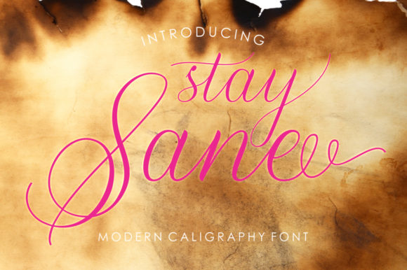 Stay Sane Font Poster 1
