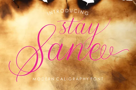 Stay Sane Font Stay Sane Font Poster 1