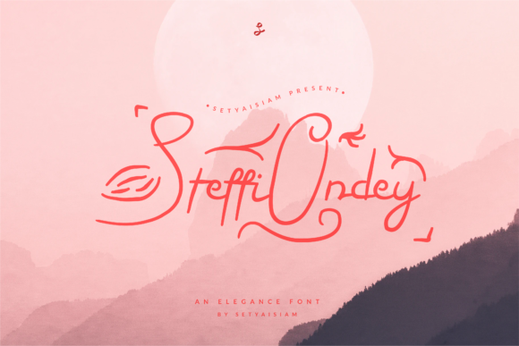 Steffi Ondey Font Poster 1
