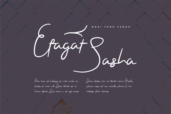 Steffi Ondey Font Poster 2