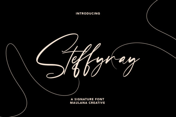 Steffyray Font Poster 1