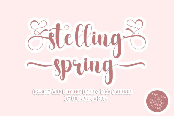 Stelling Spring Font Poster 1
