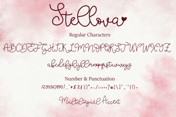 Stellova Font Poster 9