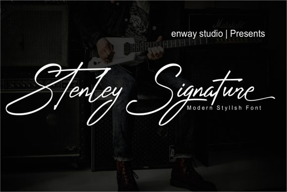 Stenley Signature Font