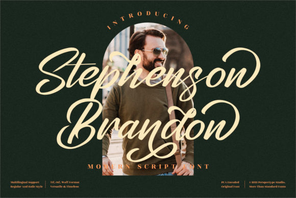 Stephenson Brandon Font Poster 1