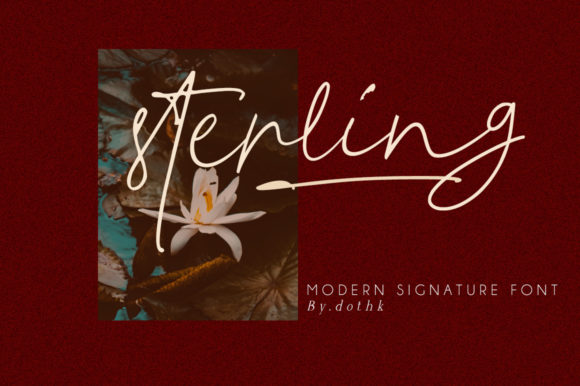 Sterling Font Poster 1