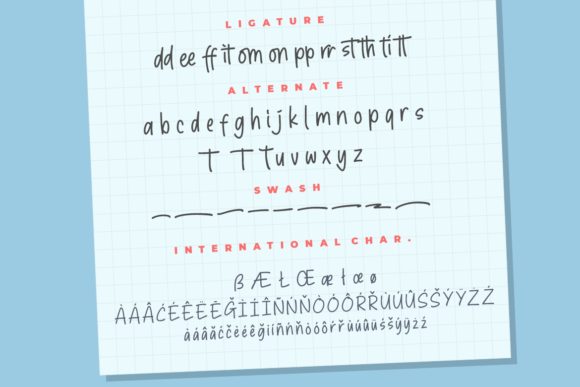 Sticky Marker Font Poster 9