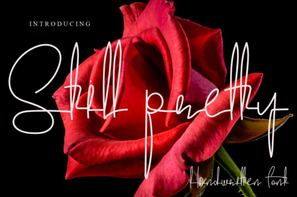 Still Pretty Font Still Pretty Font Poster 1