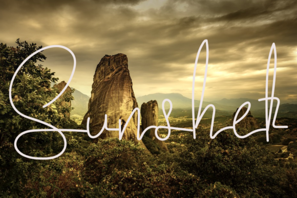Still Pretty Font Poster 2