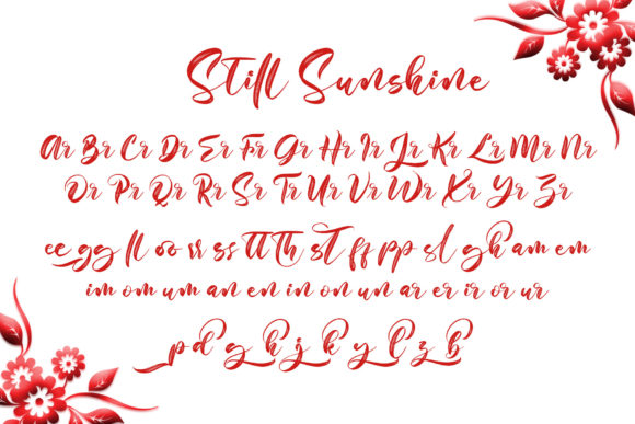 Still Sunshine Font Poster 11