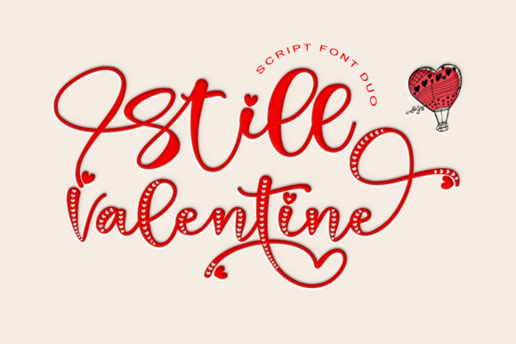 Still Valentine Font Poster 1