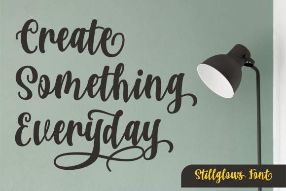 Stillglows Font Poster 6