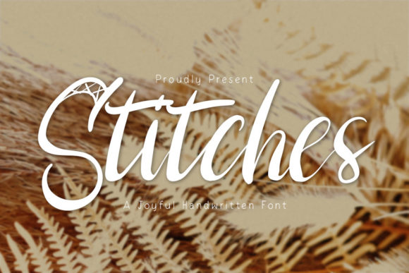 Stitches Font Poster 1