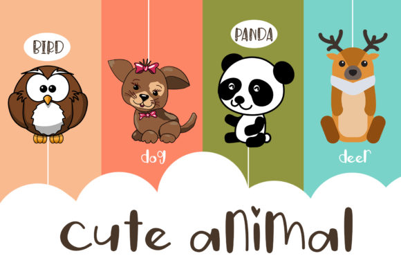 Stitching of Children Font Poster 3