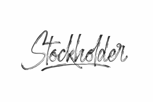 Stockholder Font Poster 1