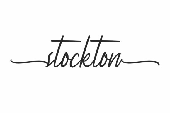 Stockton Font Poster 1